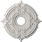 Ekena Millwork Attica PVC Medallion (Canopies up to 5 5/8"), 16"OD x 3 1/2"ID x 1"P, UltraCover Satin Blossom White CMP16ATGBW - alternate 1